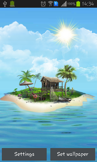 Baixar Ilha Misteriosa - papel de parede animado gratuito para Android para desktop. 