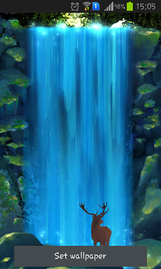 Baixar Cachoeira mística - papel de parede animado gratuito para Android para desktop. 