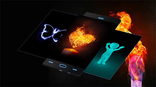 Captura de tela do Neon 2 HD em telefone celular ou tablet.