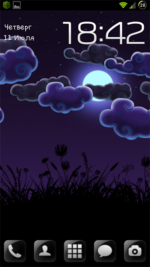 Baixar Natureza de noite HD - papel de parede animado gratuito para Android para desktop. 