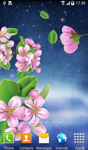Baixar Sakura de noite - papel de parede animado gratuito para Android para desktop. 