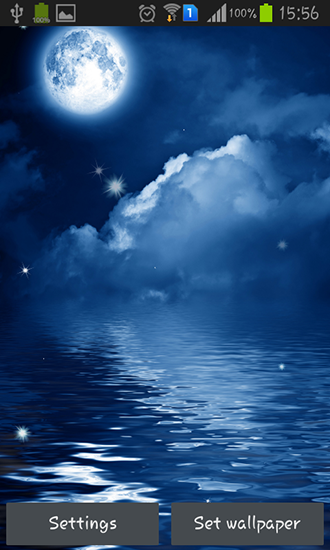 Baixar Céu noturno - papel de parede animado gratuito para Android para desktop. 
