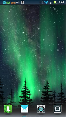 Baixar Aurora boreal - papel de parede animado gratuito para Android para desktop. 