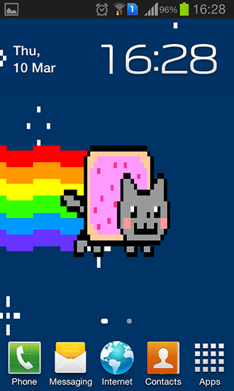 Baixar Nyan Gato - papel de parede animado gratuito para Android para desktop. 