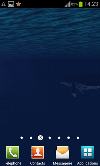 Baixar Oceano: Baleia - papel de parede animado gratuito para Android para desktop. 