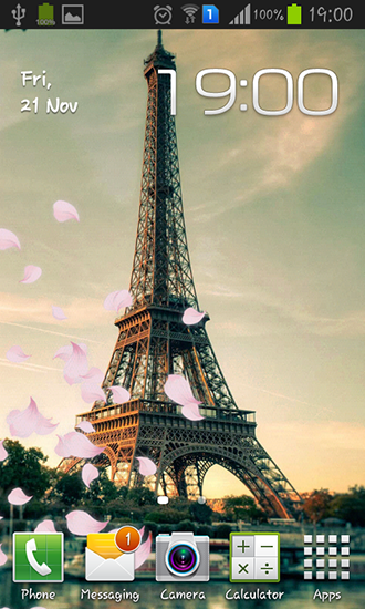 Baixar Paris: Torre de Eiffel - papel de parede animado gratuito para Android para desktop. 