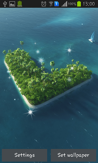 Baixar Ilha paradisíaca - papel de parede animado gratuito para Android para desktop. 