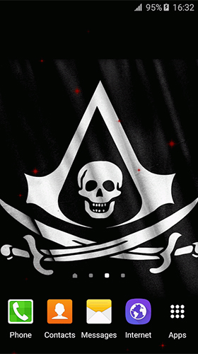 Captura de tela do Bandeira pirata  em telefone celular ou tablet.