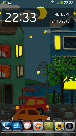 Baixar Cidade de plasticina - papel de parede animado gratuito para Android para desktop. 