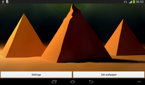 Baixar Pirâmides - papel de parede animado gratuito para Android para desktop. 