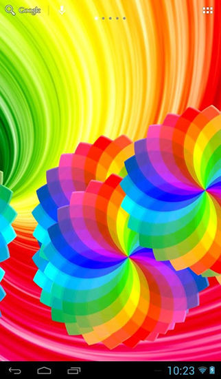 Baixar Cores do arco íris - papel de parede animado gratuito para Android para desktop. 