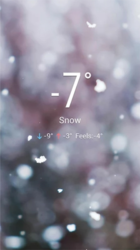 Captura de tela do Clima em tempo real  em telefone celular ou tablet.
