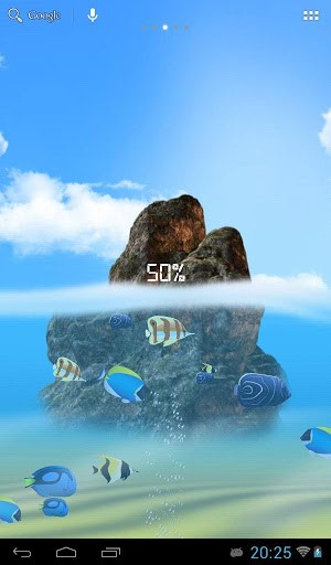 Baixar Mar: Bateria - papel de parede animado gratuito para Android para desktop. 