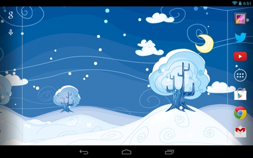 Baixar Noite siberiana - papel de parede animado gratuito para Android para desktop. 