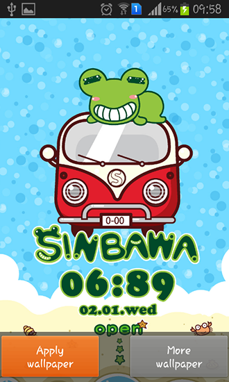 Baixar Sinbawa na praia - papel de parede animado gratuito para Android para desktop. 