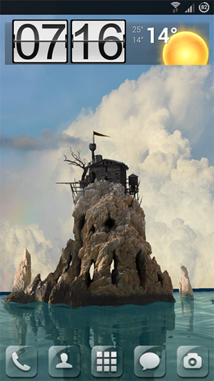 Baixar Ilha da Caveira 3D - papel de parede animado gratuito para Android para desktop. 