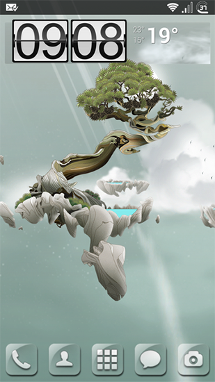 Baixar Ilhas do céu - papel de parede animado gratuito para Android para desktop. 
