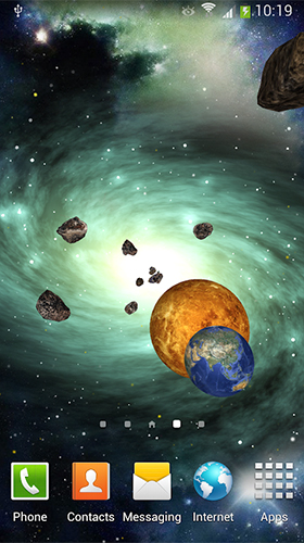 Captura de tela do Espaço 3D  em telefone celular ou tablet.