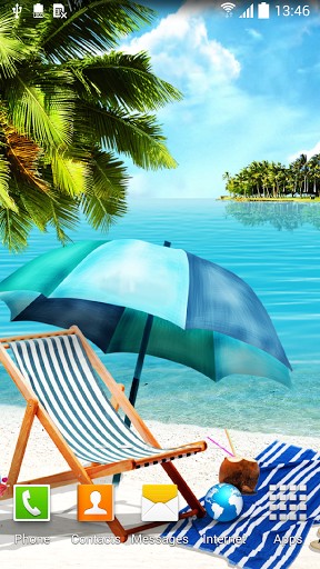 Baixar Praia de verão - papel de parede animado gratuito para Android para desktop. 