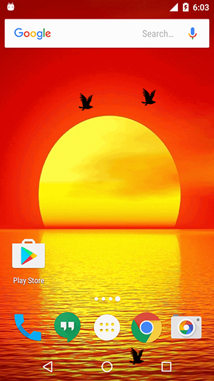 Baixar Pôr do sol - papel de parede animado gratuito para Android para desktop. 