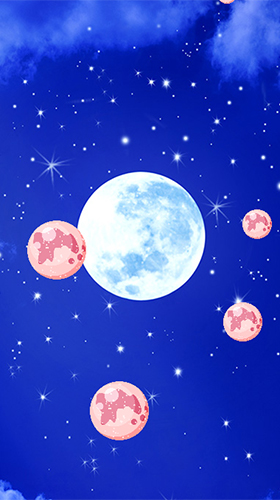 Captura de tela do A lua  em telefone celular ou tablet.