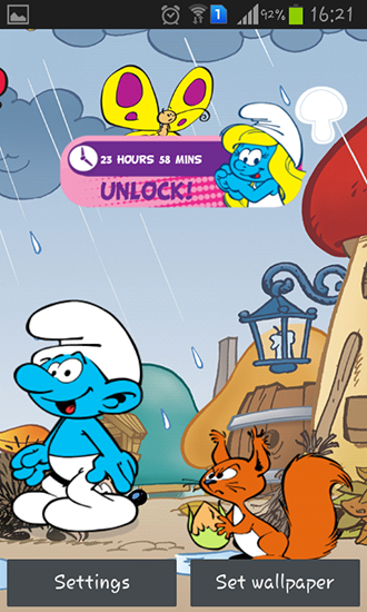 Baixar Os Smurfs - papel de parede animado gratuito para Android para desktop. 