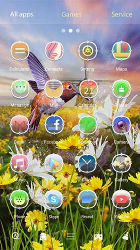 Captura de tela do Tranquilidade 3D  em telefone celular ou tablet.