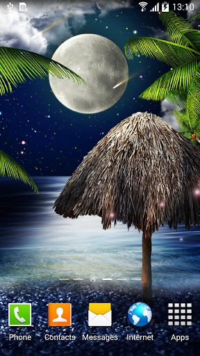 Baixar Noite tropical por Amax LWPS - papel de parede animado gratuito para Android para desktop. 