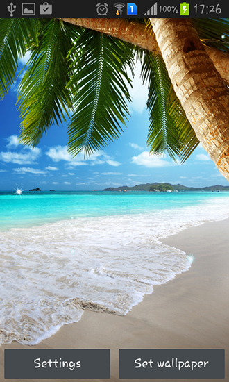 Baixar Praia tropical - papel de parede animado gratuito para Android para desktop. 