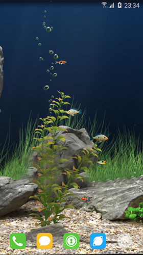 Captura de tela do Mundo subaquático  em telefone celular ou tablet.