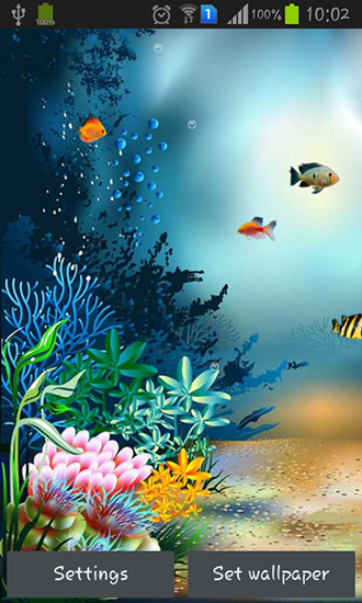 Baixar Mundo subaquático - papel de parede animado gratuito para Android para desktop. 