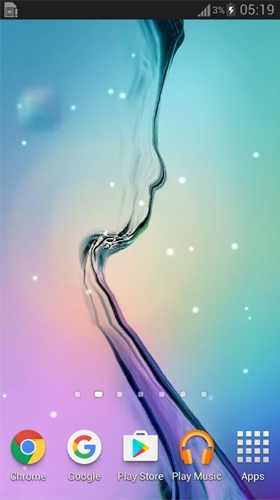 Captura de tela do Galáxia da água  em telefone celular ou tablet.