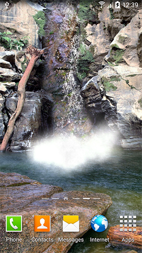 Captura de tela do Cachoeira  em telefone celular ou tablet.