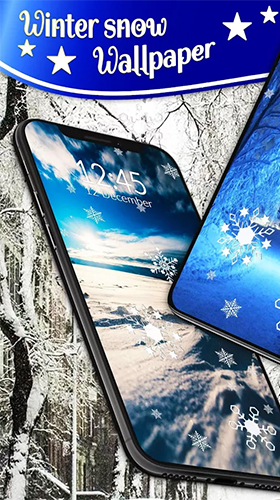 Captura de tela do Neve de inverno  em telefone celular ou tablet.