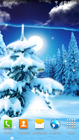 Baixar Floresta do Inverno 2015 - papel de parede animado gratuito para Android para desktop. 