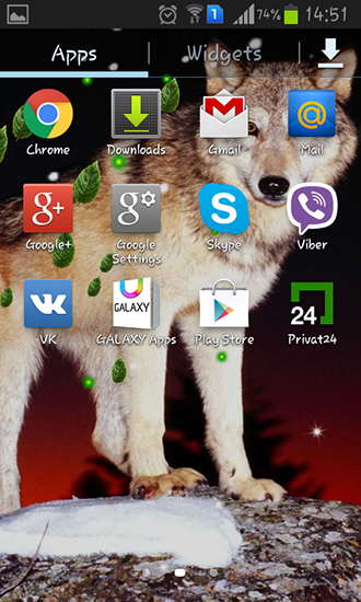 Baixar Mistério de lobos  - papel de parede animado gratuito para Android para desktop. 