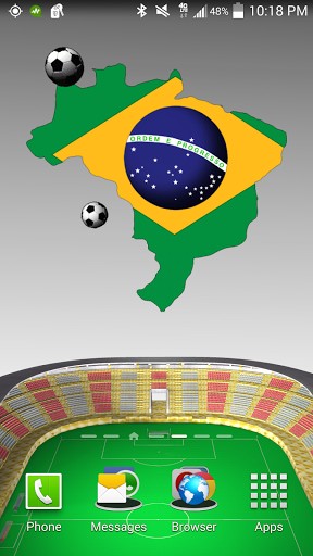 Baixar Brasil: Copa do Mundo - papel de parede animado gratuito para Android para desktop. 