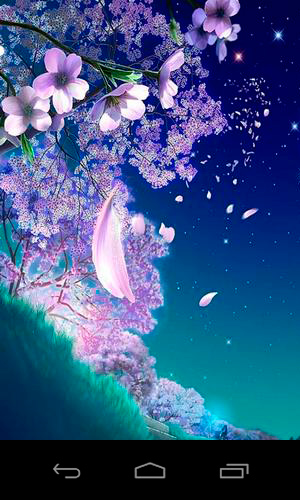 Captura de tela do 3D magia de sakura  em telefone celular ou tablet.