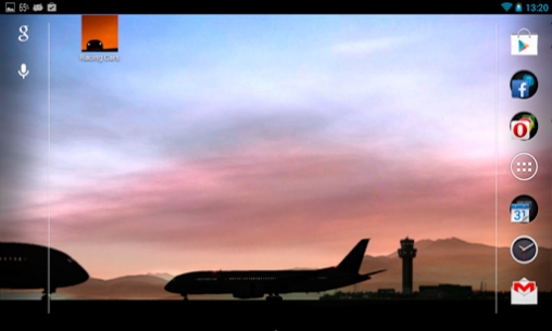 Captura de tela do Aviões em telefone celular ou tablet.