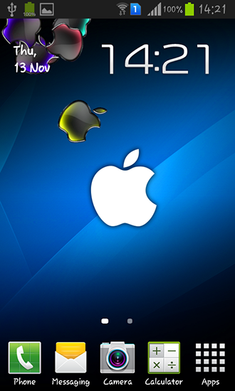 Captura de tela do Apple em telefone celular ou tablet.