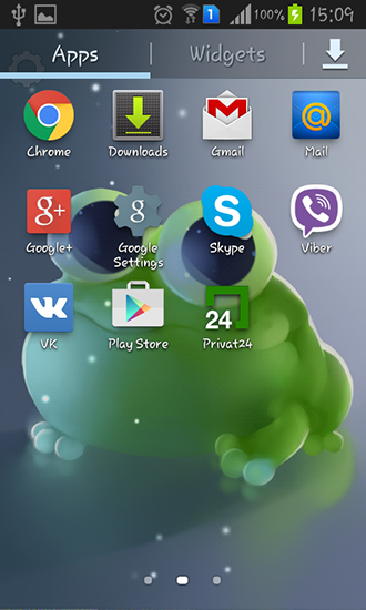 Captura de tela do Sapo de maçã  em telefone celular ou tablet.