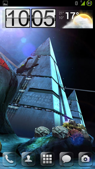 Captura de tela do Atlantis 3D Pró em telefone celular ou tablet.