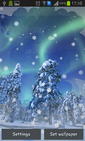 Captura de tela do Aurora: Inverno em telefone celular ou tablet.