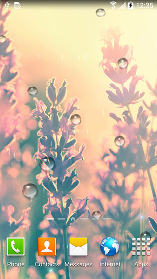 Captura de tela do Flores do outono em telefone celular ou tablet.