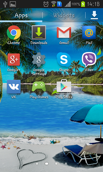 Captura de tela do Praia em telefone celular ou tablet.
