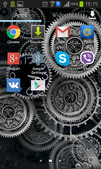 Captura de tela do Relógio Preto em telefone celular ou tablet.