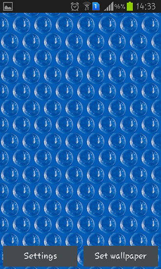 Captura de tela do Bolhas de Plástico em telefone celular ou tablet.
