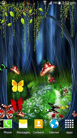 Captura de tela do Borboleta: Natureza em telefone celular ou tablet.