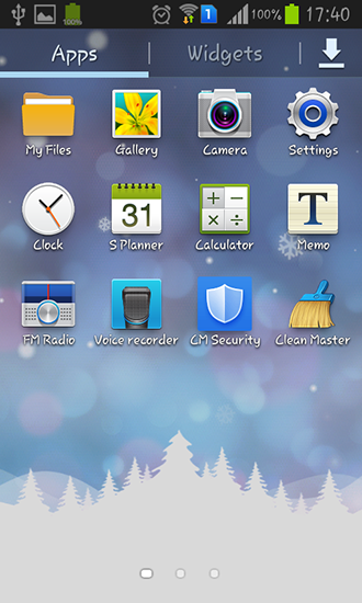 Captura de tela do Sonho de Natal em telefone celular ou tablet.