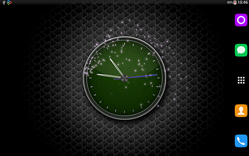 Captura de tela do Relógio em telefone celular ou tablet.